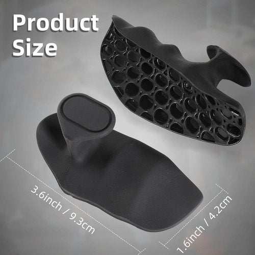 Gym Workout Grips for Women Men, Rubber Fingerless Anti-Slip Grips Gloves Pull Up Grips No Sweaty Palm Grips Hand Protection for Gym Training and Exercise, Weight Lifting, Bar Pad (Pair)