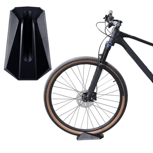 Zkhxhtg Mountain Bike Front Wheel Risers Block Stabilize Stand Indoor Bicycles DisplayStand for Mountain Bike Training Trainer