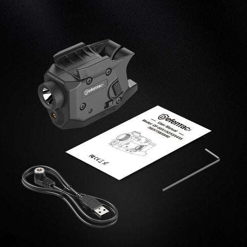 Defentac 600 Lumens Pistol Light Laser Combo is Compatible with Hellcat 3 Inch Micro-Compact Only