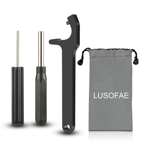 Tool Kit for Glock with Front Sight Remove, Magazine Disassembly, Pin Punch Tools for Glocks 19 19x 17 26 27 43 43x Accessories