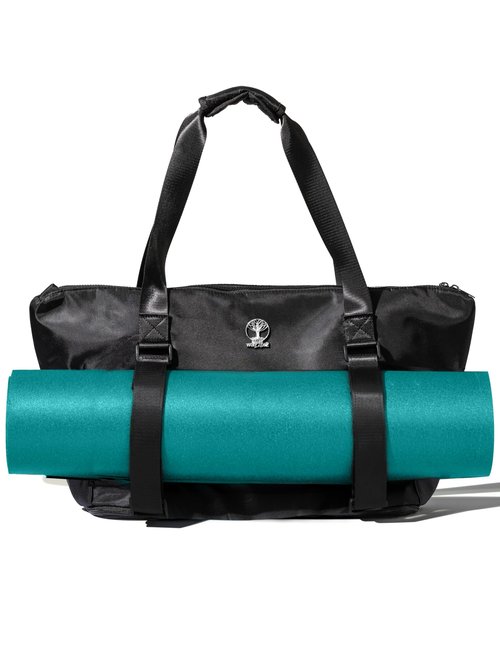 WARRIOR2 Yoga Mat Carrier - Expandable, Water & Shock Resistant Laptop Travel Bag with Mat Straps, Yoga Gym Bag For Men & Women, Luggage Sleeve, Large Tote