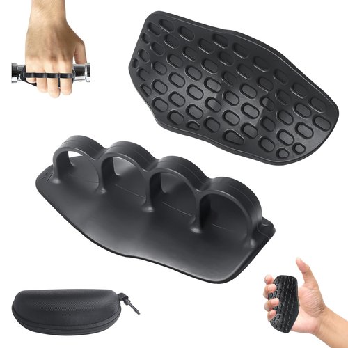 Weight Lifting Grips for Men Women, Silicone Gym Hand Grips Pull Up Grips, Anti-Slip Workout Gloves for Weight Lifting, Dumbbell, Gym Training and Exercise, 2Pcs