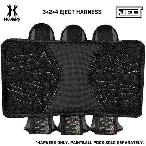 HK Army 3+2 Eject Paintball Harness Pod Pack - Tigerstripe