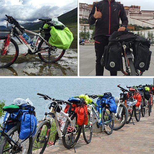 ROCKBROS Rear Bike Rack Quick Release Bike Cargo Rack Luggage Bike Rack Rear Mountain Bike Rack Loads165lbs Capacity