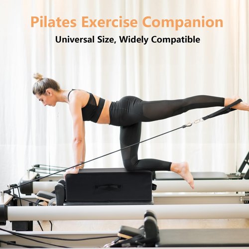 Wintogo Pilates Sitting Box for Reformer , 26 x 15 x 10 inch Professional Pilates Equipment Accessory for Home Gym & Studio, Strength & Balance Training, Stretching Exercises