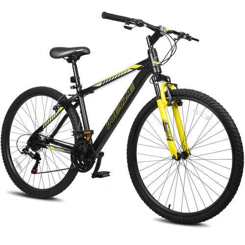 WEIZE Hardtail Mountain Bike, 29 Inch Wheels Outdoor Cycling Bike, 21-Speed Trigger Shifter, Aluminum Frame for Men and Women, Comfort Saddle, MTB Bicycle with Suspension Fork