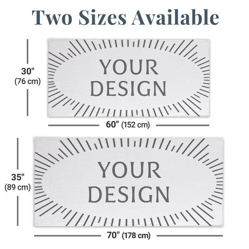 Let's Make Memories Personalized Kids Beach Towel - Custom Monogram & Name with Fun Beach Designs - Soft Cotton/Poly Blend - 60"x30" - Name and Initial Monogram - Standard Size - Crab