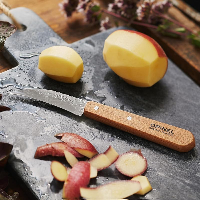 Opinel Les Essentials Beech Wood 4-Piece Kitchen Knife Set
