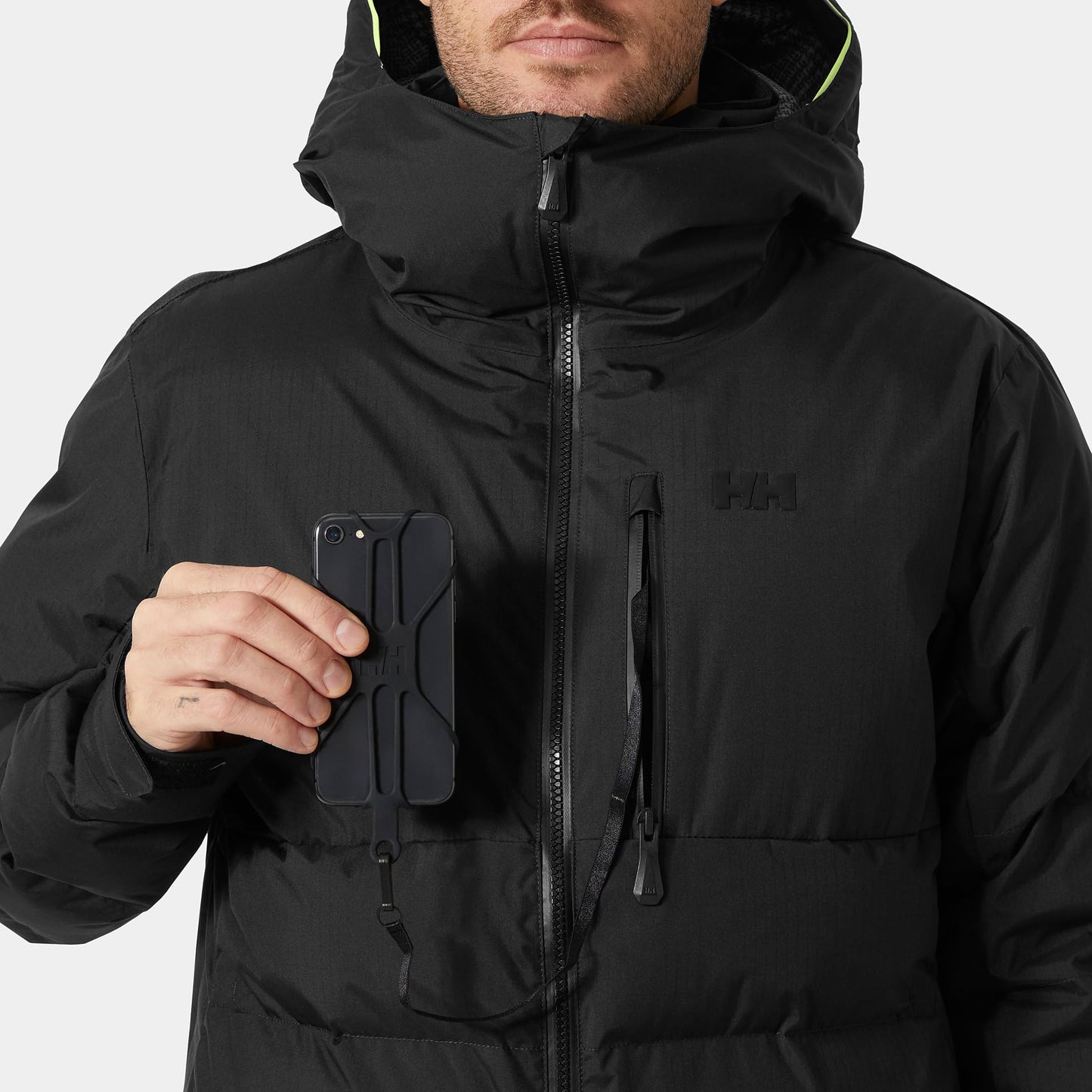Helly-Hansen KVITFJELL Race Puffy Jacket - Men's Warm, Protective, Athletic-Insulated Ski Coat, 990 Black - 2XL