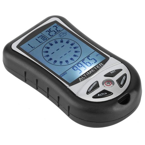 Multifunctional Electronic Portable Compass Weather Altimeter Portable Testing Tool for Home Mountain Climbing Hiking