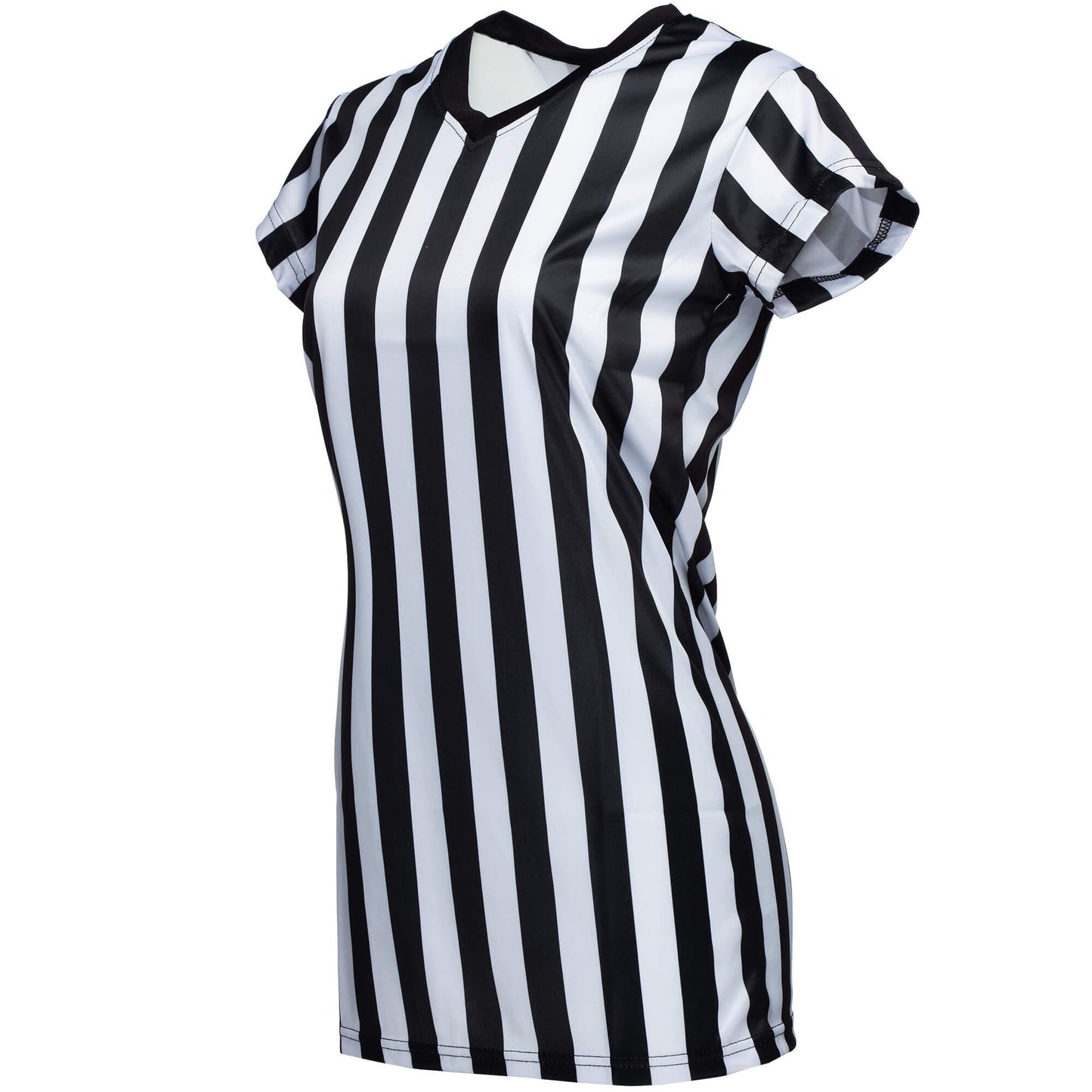 Murray Sporting Goods Women's Referee Shirt | Women's V-Neck Officials Jersey, Halloween Costume, or Waitress Uniform