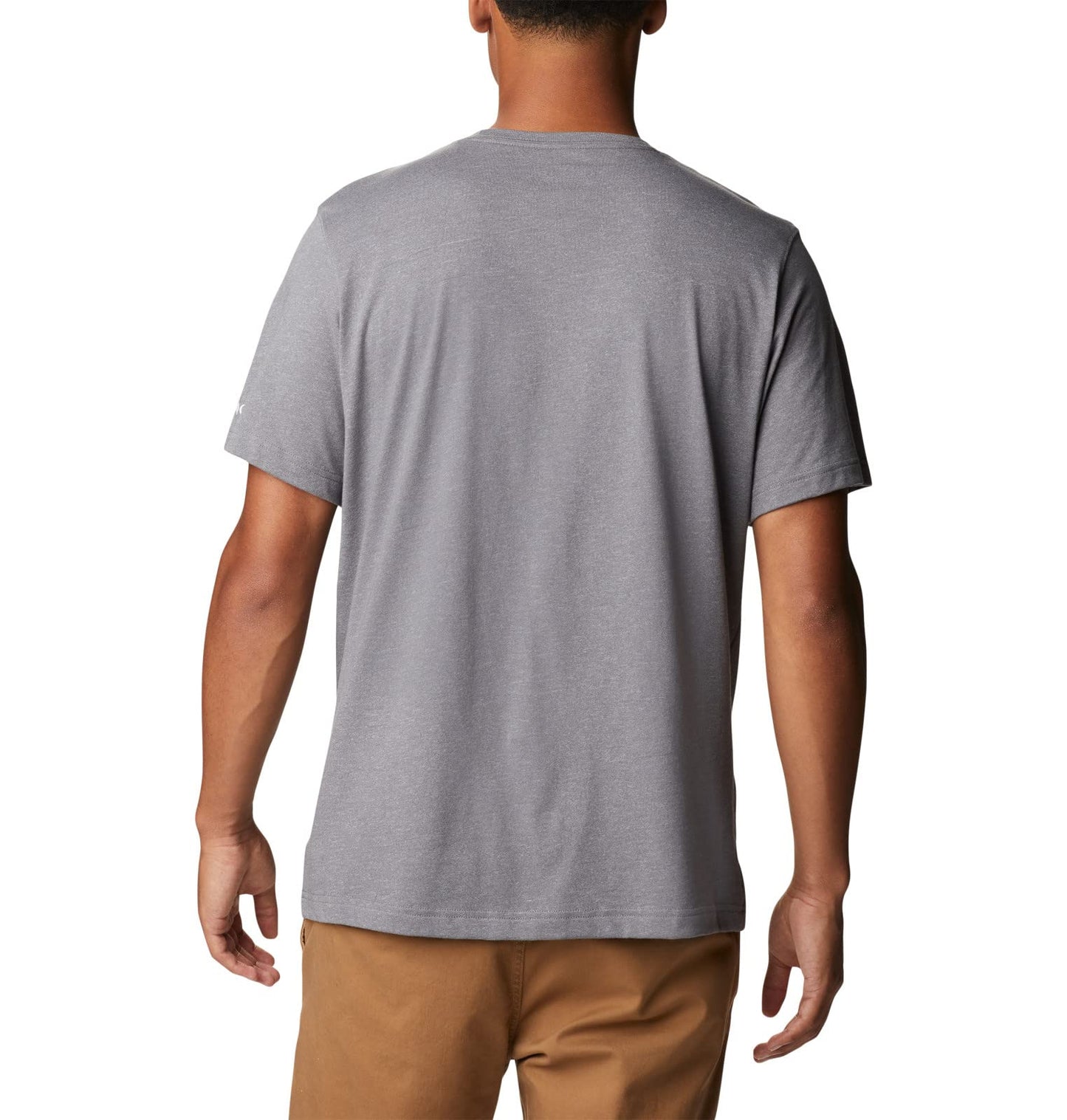 Columbia Men's Thistletown Hills Graphic Short Sleeve, City Grey Heather/Hikers Graphic, 3X Big
