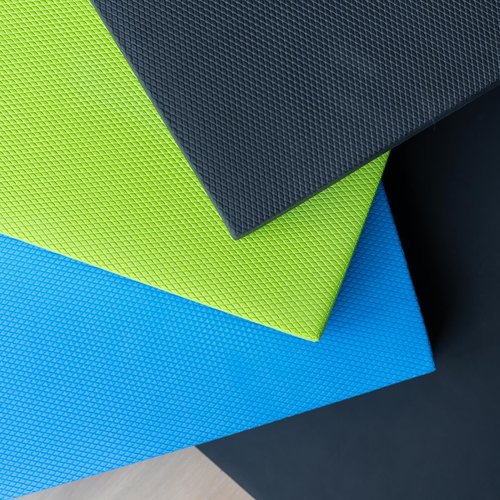 Foam Balance Pad | Exercise Pad for Physical Therapy, Yoga, Dancing, Balance Training, Pilates, and Fitness (Blue) | 15.75" x 13" x 2.375" thick