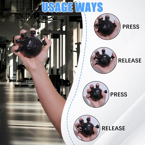 Finger Grip Strengthener,Upgrade Hand Gripper Strengthener Finger Exerciser,Finger Exerciser Gripper Tool,Hand Grip Strength Trainer,Adjustable Hand Grip Strengthener