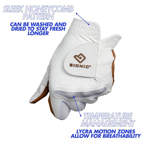 Bionic Women's RelaxGrip 2.0 DX Golf Glove, Left Hand, Medium