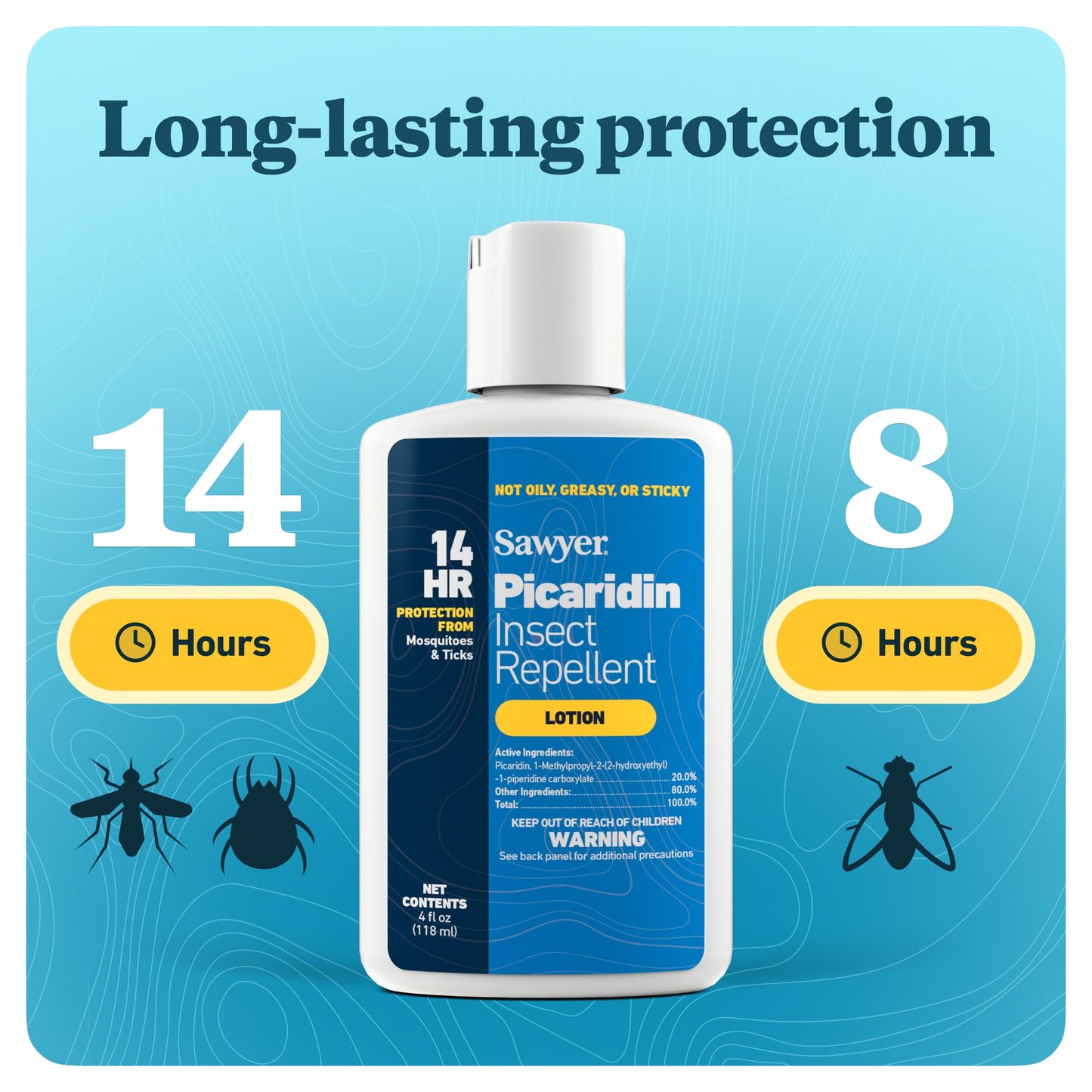 Sawyer Products SP563 20% Picaridin Insect Repellent, Lotion, 3-Ounce