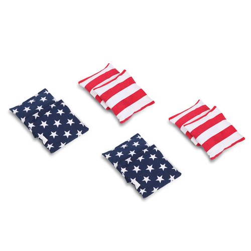 Cornhole Bags All Weather Set of 8 for Cornhole Toss Games-Regulation Weight & Size
