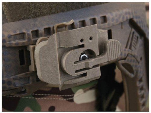 Paintball Equipment Emerson HL1-A Helmet Light Mount For:FAST Helmet (Black)