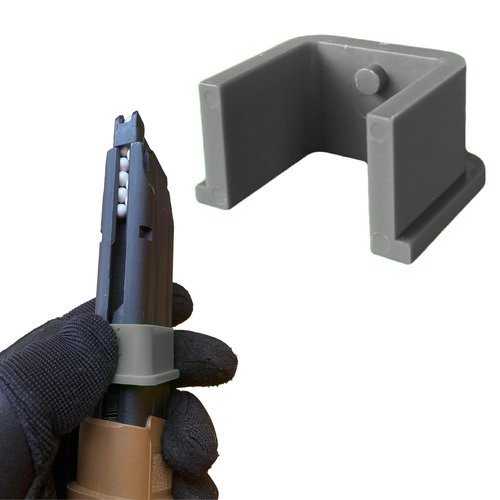 Airsoft Speed Loader for Pistol Magazines Quick and Easy Reload (Gray)