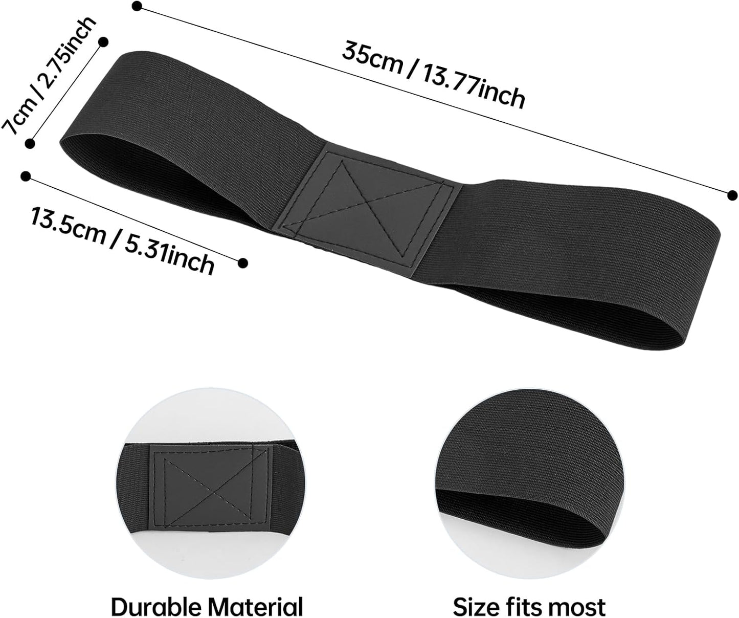 2 Pcs Golf Swing Trainer Aid Swing Correcting Arm Band, Golf Swing Training Aid, Black