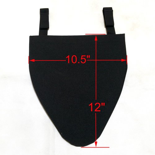 septacgears New Airsoft Paintball Tactical Molle Protector Groin Panel Pad W/Insert Soft EVA Dummy Plate Nylon Black