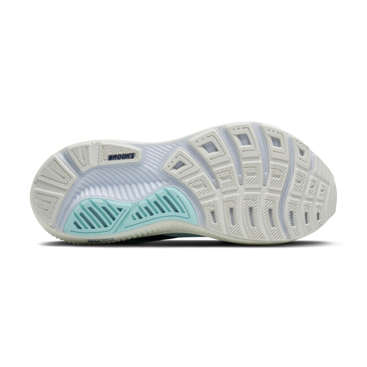 Brooks Women’s Ghost 17 Neutral Running Shoe - Clearwater/Navy Peony - 5.5 Medium