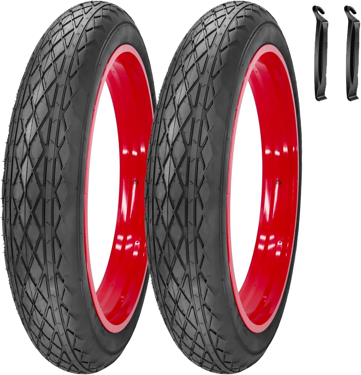 26x4.0 Bike Tire for Electric Bikes - Puncture Resistant All-Terrain Fat Tire with Durable Tread, High Traction for Mountain/Snow/Road - Compatible with E-Bikes 26x4.0 Inches