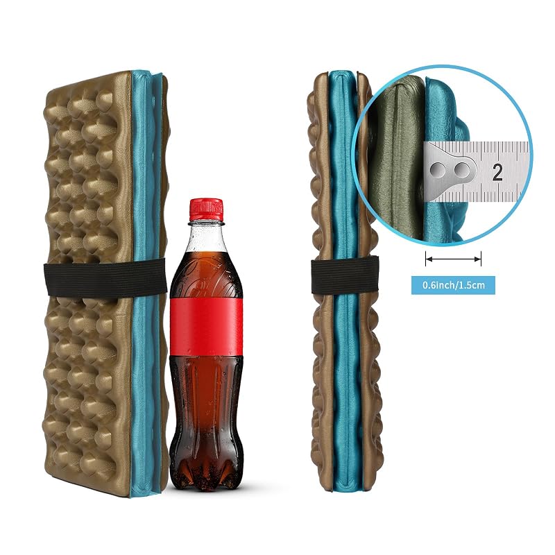 Stadium Seat Pad - Foldable IXPE Insulated Camping Cushioned Mat (Blue 1PC)