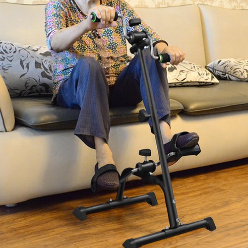 feneihe Sitting Bike Pedal Exerciser,Peddler Exerciser for Seniors,Hand Arm Leg and Knee Fitness Machine with Massage,Stroke Therapy Equipment for Adults,Foot Pedal Exercise Machine for Total Body Wo
