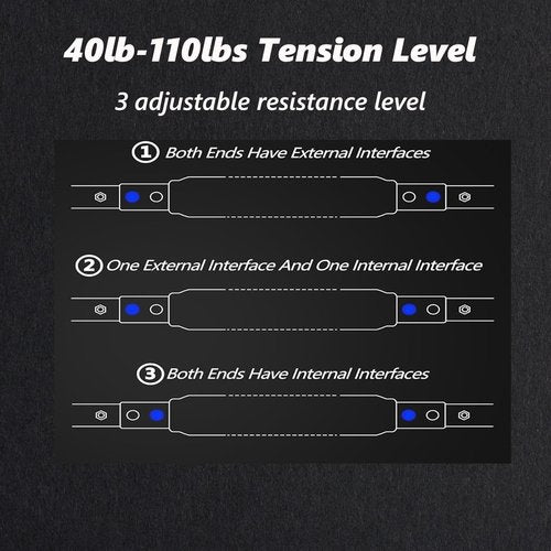 NOAOVO Arm Trainer, Adjustable Resistance Twister Arm Exerciser Chest Exerciser for Men, Portable Chest Workout Equipment Arm Trainer for Men