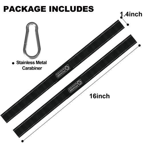 POWER GUIDANCE Battle Rope Anchor Strap Kit, Fit 1.5??2" Battle Rope for Home Gym & Outdoor Workout