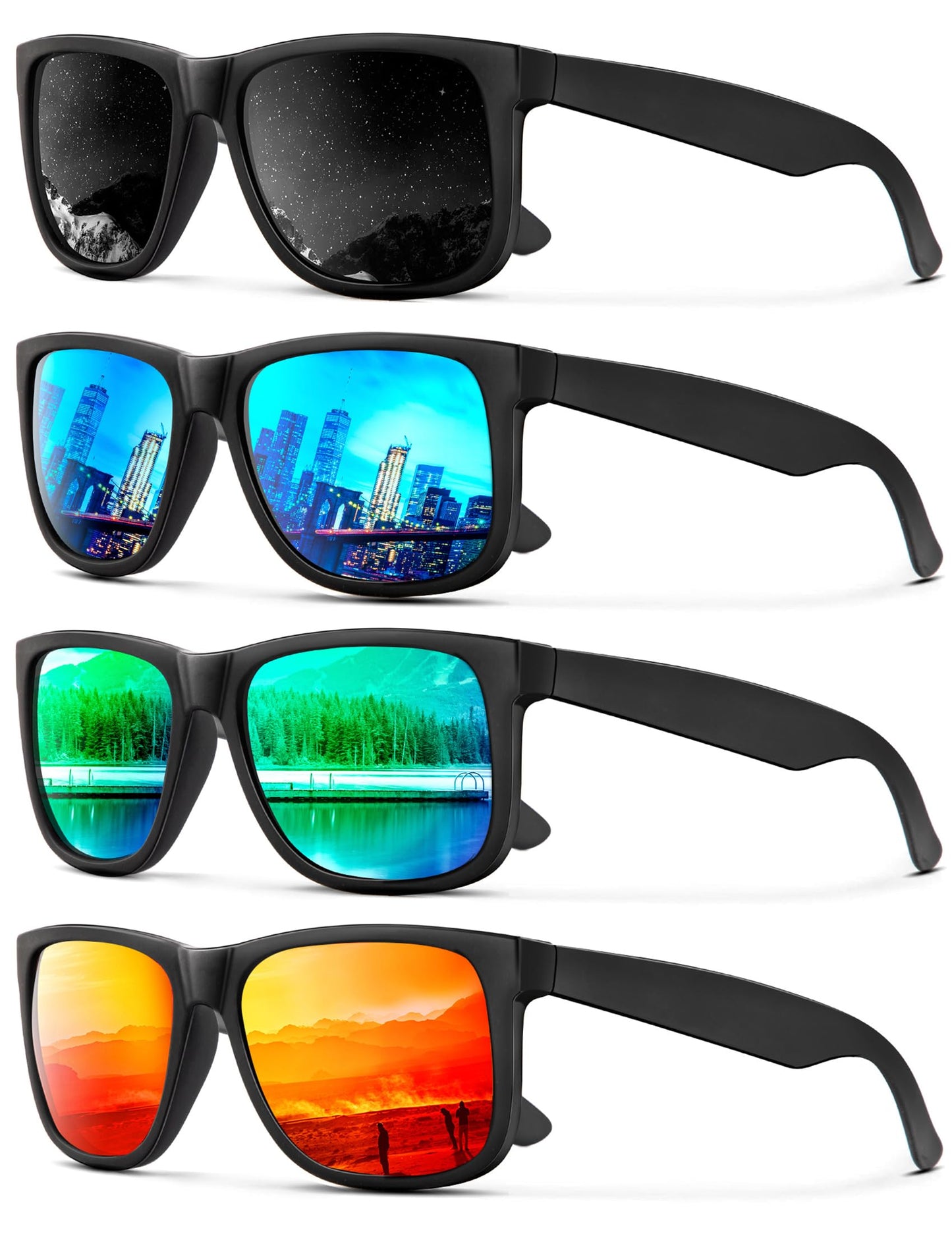 KALIYADI Mens-Sunglasses Polarized Sunglasses Men: Classic Sun glasses for men with UV Protection Driving Fishing Golf