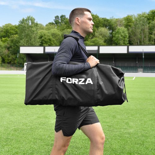 FORZA Portable Aluminum Team Benches - 4 Seat, 6 Seat & 8 Seat Benches Available | Folding Chairs for Substitutes | Subs Bench for Soccer | Carry Bag Included (4-Seater Pro, Without Shelter)