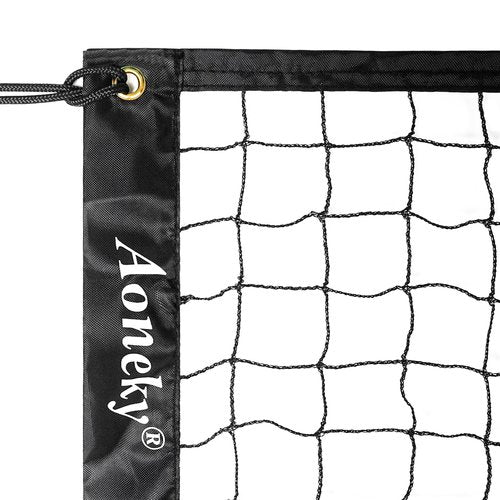 Aoneky 20ft Outdoor Replacement Badminton Net, Indoor Standard Regulation Badminton Court Netting Only
