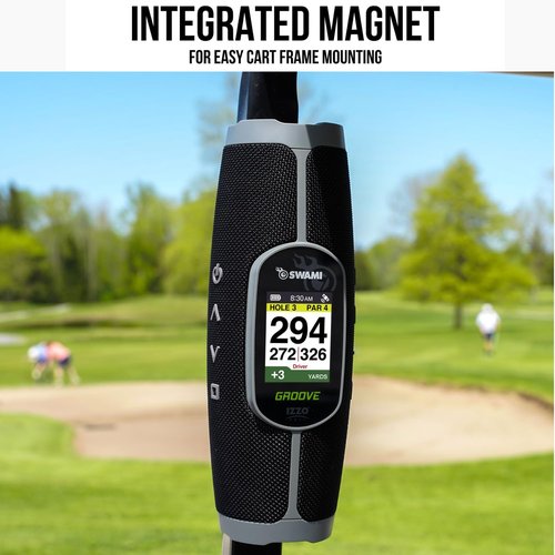 Izzo Golf Swami Groove Golf GPS Speaker, No App or Subscription Required