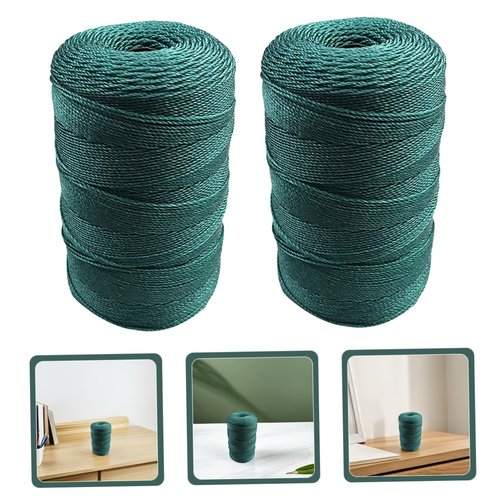 Sosoport Ultra-Strong Fishing Net Repair String 2pcs Set High-tensile Nylon Braid Essential for Repairs