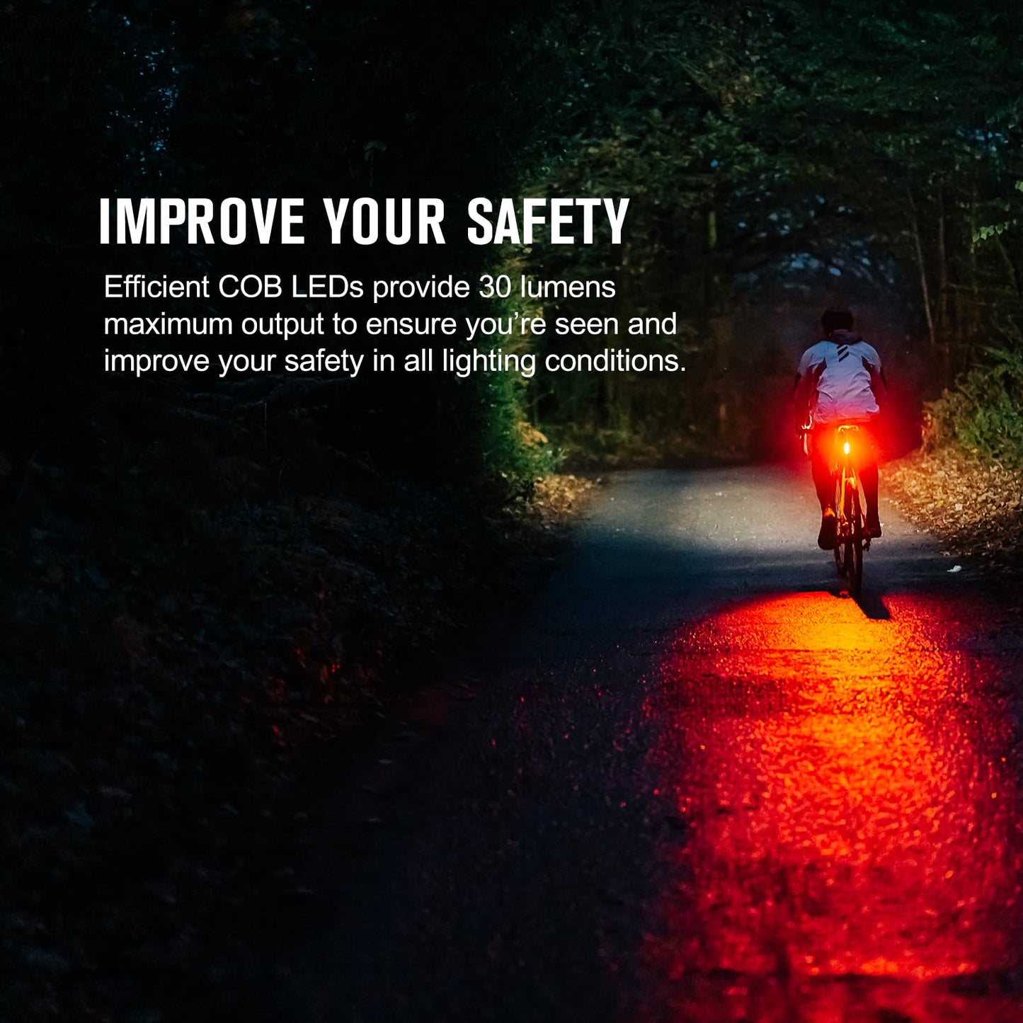OLIGHT Seemee 30 C Bike Tail Light with 30 Lumens 230 Degree Visibility, 800m Viewable Range, Rechargeable Bicyle Brake Rear Lights, IPX6 Waterproof, Road and Urban Cyclists