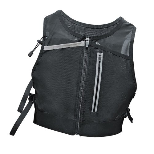 Menolana Running Vest Chest Bag High Visibility Running Gear Reflective Straps Sports Bag for Climbing Cycling Bicycle Riding Jogging