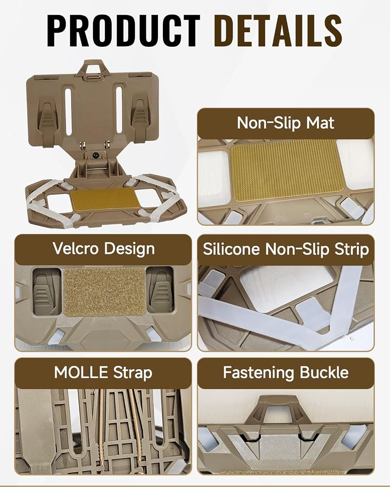 Molle Phone Holder for Plate Carrier—Phone Mount 4.7-6.7 Inch