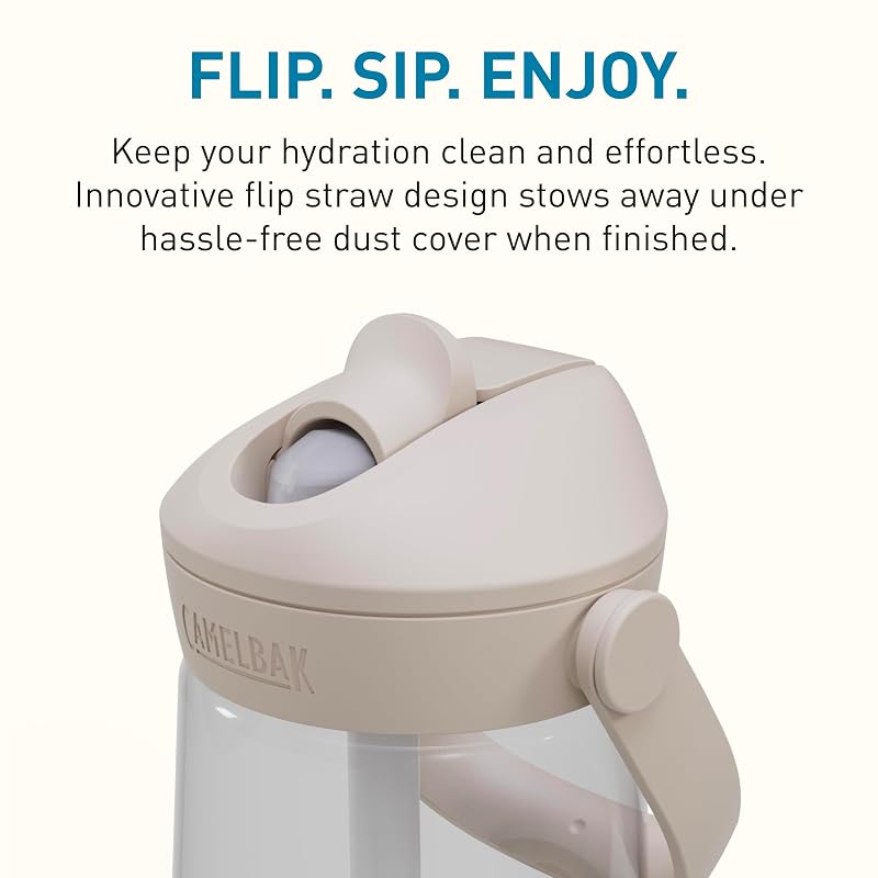 CamelBak Thrive Flip Straw Water Bottle 25oz - Clear (Variation: Clear 25 Ounces)