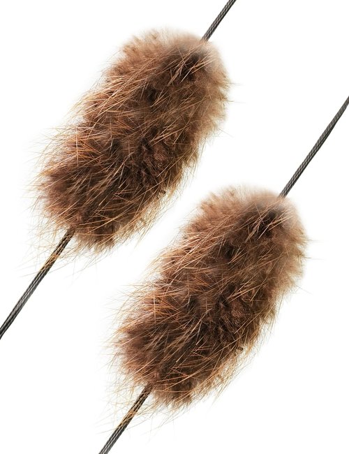 longbowmaker Archery String Silencer Recurve Bow Dampener Bow Stabilizer Beaver Balls Bowstring Silencer