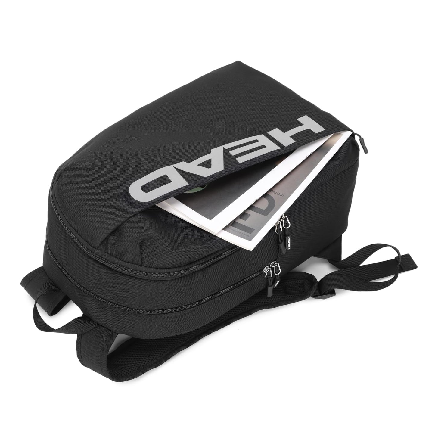 HEAD Waterproof Sports Gym Backpack for Women & Men, Large Casual Daypack Travel Backpacks for College/Weekender Overnight/Work/Fitness, 15.6 inch Laptop Backpack Lightweight Computer Bag Notebook Bag