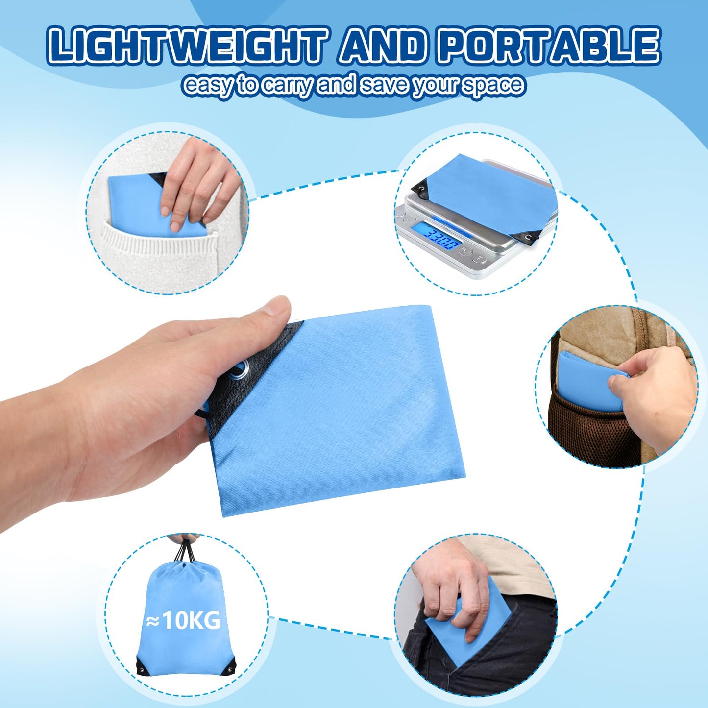 Grneric Drawstring Backpack Bulk 70Pcs String Backpack Drawstring Bags Cinch Bag Sackpack for Men Women Gym(Sky Blue)
