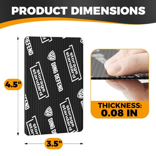 Ding Defend 110-Pack Trading Card Protector Shipping - 3.5 x 4.5 Inch Black Hobby Card Shipping Supplies w/Rounded Corners, Lightweight & Reusable for Raw Top Loaders, Semi-Rigids, Team Bags