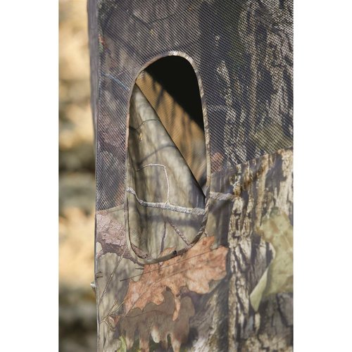 Guide Gear 6 Foot Tripod Hunting Tower Blind, 2-Man Stand Elevated, Hunting Gear Equipment Accessories, 4 by 4 Mossy Oak Country Roots