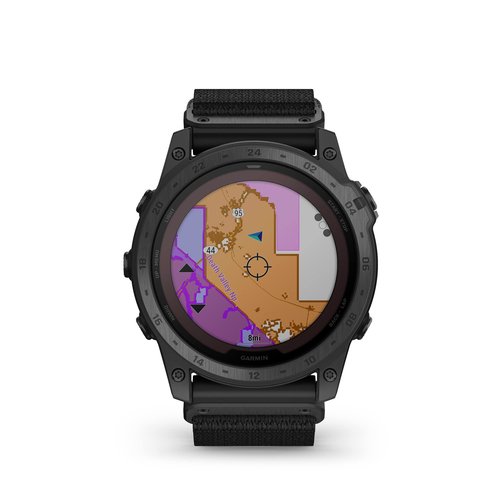 Garmin tactix 7, Pro Ballistics Edition, Ruggedly Built Tactical GPS Watch with Solar Charging Capabilities, Applied Ballistics and Nylon Band,Black