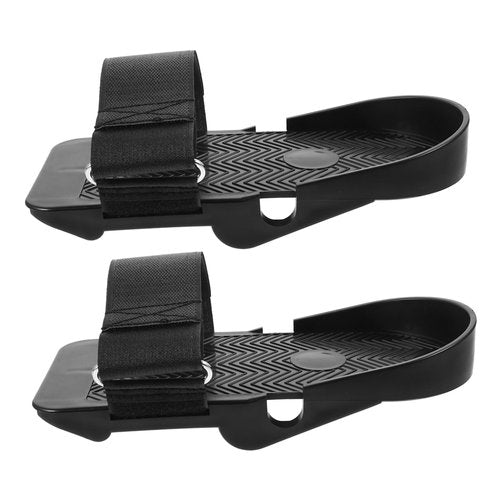 GAROZATION 1 Pair Foot Pedal Fitness Equipment Sunny Health Machine Spare Parts Rowing Machine Foot Pedal Strap Rowing Pad Rower Replacement