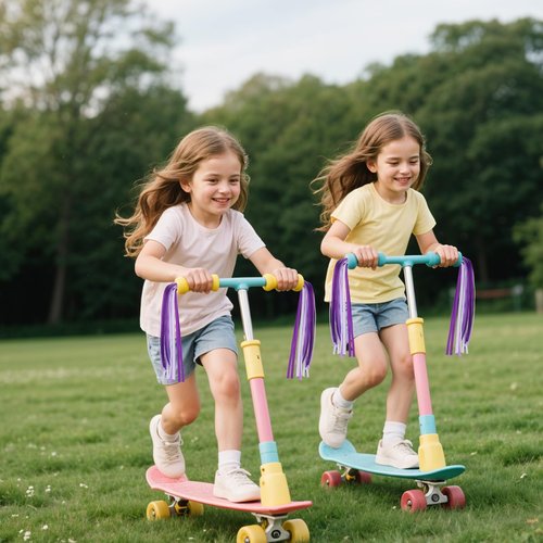 Aysatogc 1 Pair Bike Streamers, Bike Tassels for Kids Handlebar Streamers Child Bikes Accessories Handle Bar Grips Accessories Scooter Bicycle for Girls and Boys(Purple White)