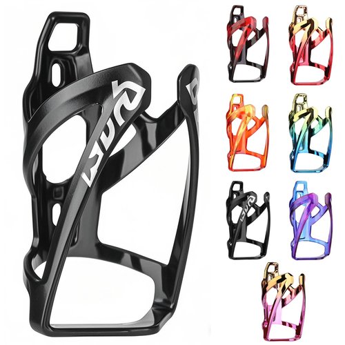 Binudum Bike Water Bottle Holder with Screws Lightweight Cycling Bicycle Water Bottle Holder for Road, Mountain Bike (Black)
