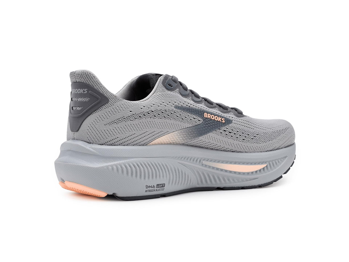 Brooks Women's Ghost 17 Alloy/Blackened Pearl/Peach 9 Medium